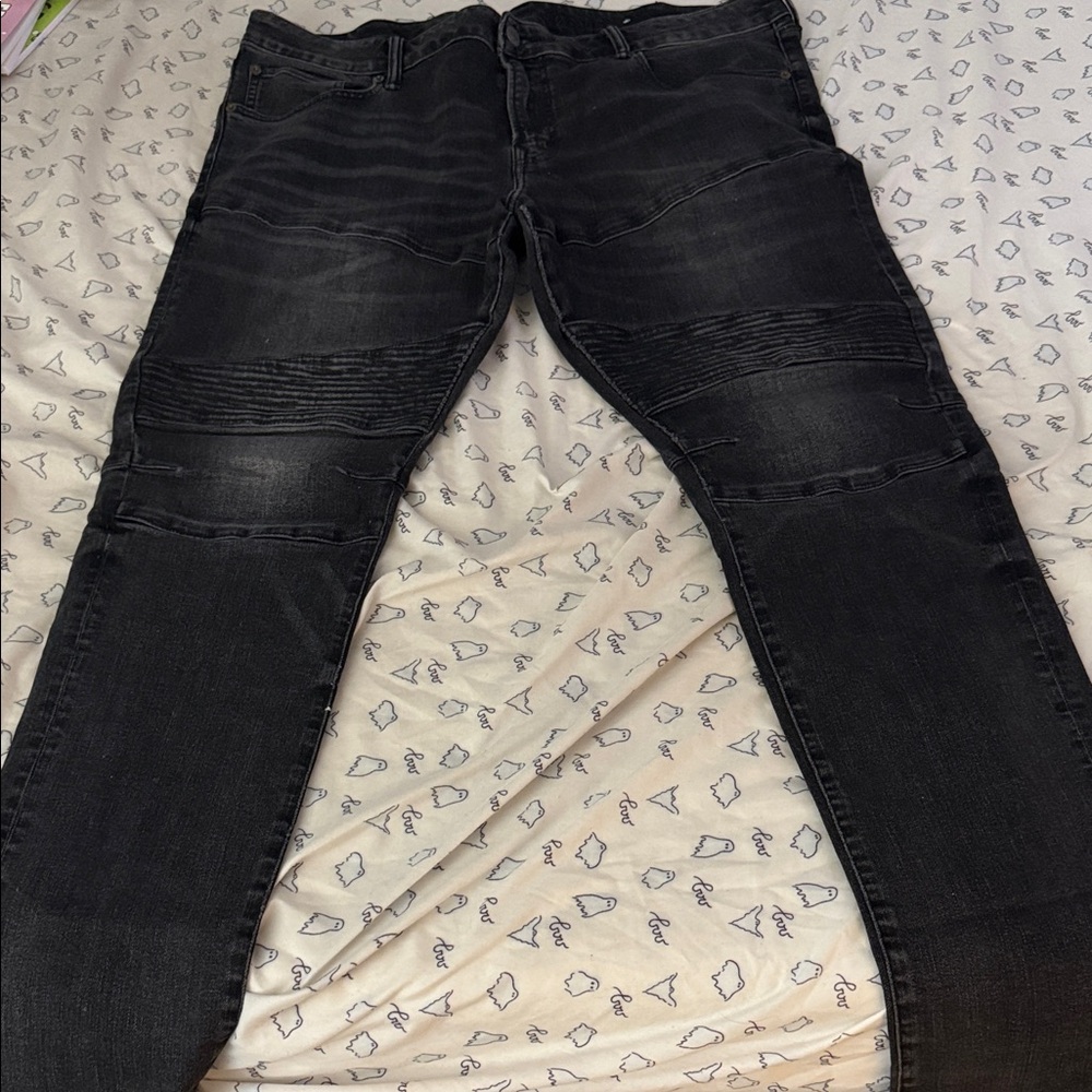 American Eagle Outfitters Men's Dark Gray Skinny Jeans